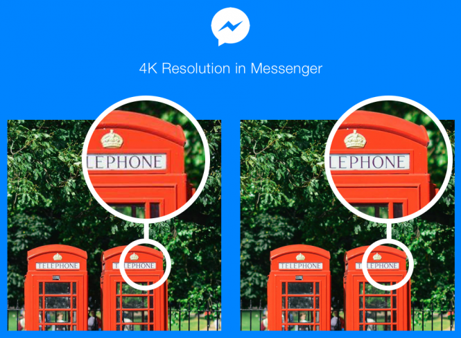 4K resolution on Messenger