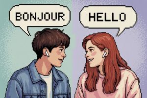 How does two-way live translation with AirPods work?