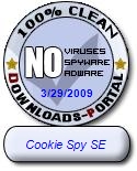 Cookie Spy SE Clean Award