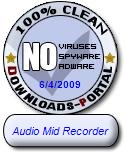 Audio Mid Recorder Clean Award