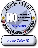 Audio Caller ID Clean Award
