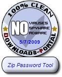 Zip Password Tool Clean Award