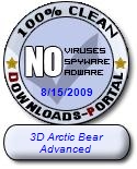 3D Arctic Bear Advanced Clean Award