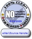 eMail Bounce Handler Clean Award