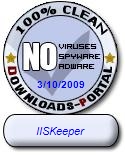 IISKeeper Clean Award