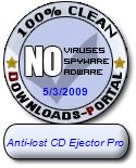 Anti-lost CD Ejector Pro Clean Award