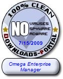 Omega Enterprise Manager Clean Award