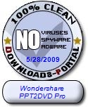 Wondershare PPT2DVD Pro Clean Award