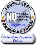 Collectibles Organizer Deluxe Clean Award