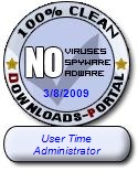User Time Administrator Clean Award
