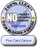 Five Card Deluxe Clean Award