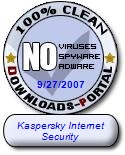 Kaspersky Internet Security Clean Award