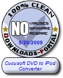 Cucusoft DVD to iPod Converter Clean Award