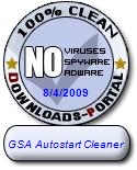 GSA Autostart Cleaner Clean Award