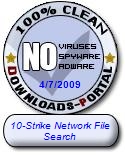 10-Strike Network File Search Clean Award