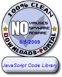 JavaScript Code Library Clean Award