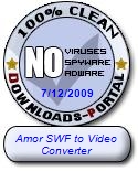 Amor SWF to Video Converter Clean Award