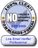 Live Email Verifier Professional Clean Award