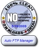 Auto FTP Manager Clean Award