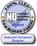 Balanced Scorecard Designer Clean Award