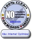 Max Internet Optimizer Clean Award