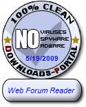 Web Forum Reader Clean Award