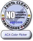 ACA Color Picker Clean Award