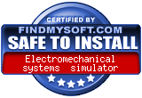 FindMySoft certifies that Electromechanical Systems Simulator is SAFE TO INSTALL