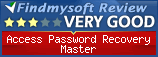 Findmysoft Access Password Recovery Master Editor's Review Rating