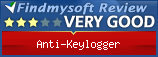 Findmysoft Anti-keylogger Editor's Review Rating