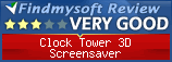 Findmysoft Clock Tower 3D Screensaver Editor's Review Rating