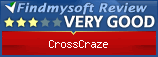 Findmysoft CrossCraze Editor's Review Rating