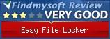 Findmysoft Easy File Locker Editor's Review Rating