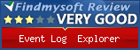 Findmysoft Event Log Explorer Editor's Review Rating