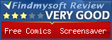 Findmysoft Free Comics Screensaver Editor's Review Rating