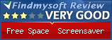 Findmysoft Free Space Screensaver Editor's Review Rating
