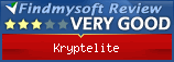 Findmysoft Kryptelite Editor's Review Rating