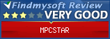 Findmysoft MpcStar Editor's Review Rating