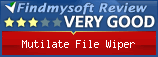 Findmysoft Mutilate File Wiper Editor's Review Rating