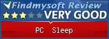 Findmysoft PC Sleep Editor's Review Rating