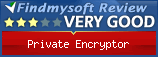 Findmysoft Private Encryptor Editor's Review Rating