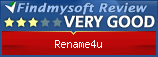 Findmysoft Rename4u Editor's Review Rating