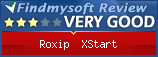 Findmysoft Roxip XStart Editor's Review Rating