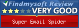 Findmysoft Super Email Spider Editor's Review Rating