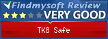 Findmysoft TK8 Safe Editor's Review Rating