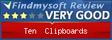 Findmysoft Ten Clipboards Editor's Review Rating
