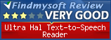 Findmysoft Ultra Hal Text-to-Speech Reader Editor's Review Rating