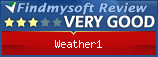 Findmysoft Weather1 Editor's Review Rating