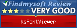 Findmysoft ksFontViewer Editor's Review Rating