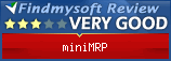 Findmysoft miniMRP Editor's Review Rating